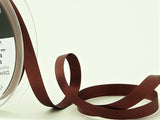 R3531 7mm Hot Chocolate Brown Double Face Satin Ribbon by Berisfords