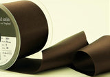 R5791 70mm Cuban Brown Double Face Satin Ribbon by Berisfords