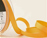 R7635 10mm Gold Yellow Polyester Grosgrain Ribbon by Berisfords