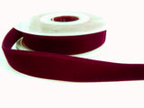 R8808 16mm Bordeaux (Wine) Nylon Velvet Ribbon by Berisfords