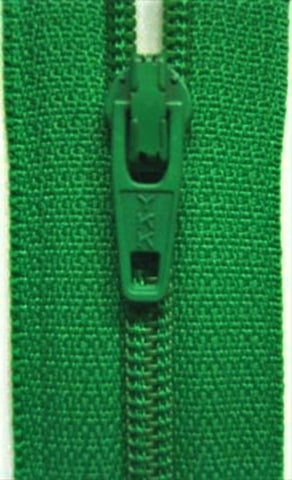 Z3652 YKK 30cm Shamrock Green Nylon No.3 Closed End Zip