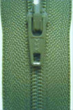 Z2064 YKK 56cm Pale Linden Green Nylon No.3 Closed End Zip